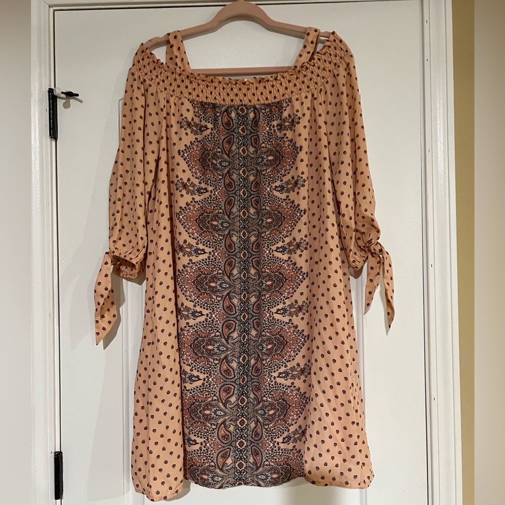 Luxology boho off shoulder dress